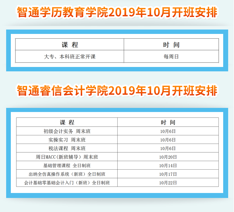 2019年10月智通培訓(xùn)開(kāi)課通知04